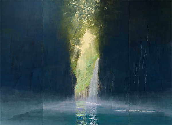 光降（高千穂峡）　1800×2400mm